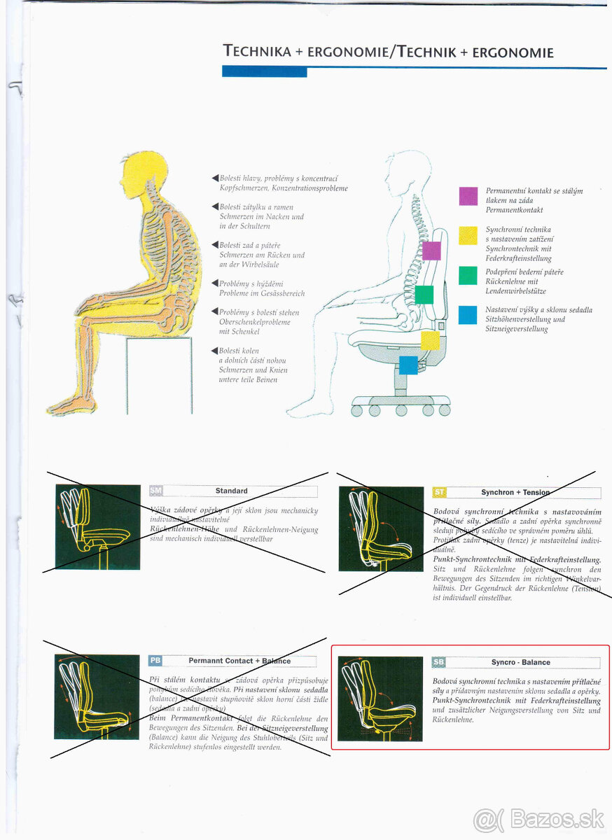 Kancelárske kreslo Dauphin, 1 ks, chróm, čierne čalúnenie - 2