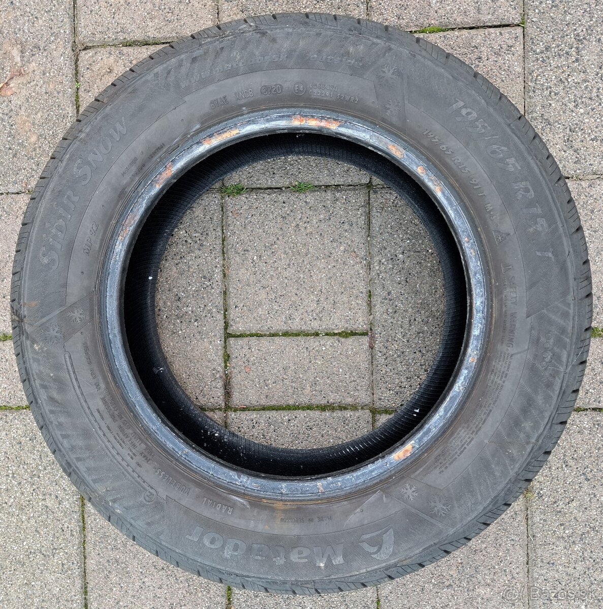Zimné Pneumatiky 195/65 R15 91T, disky 6Jx 15H2 ET31,5 - 2