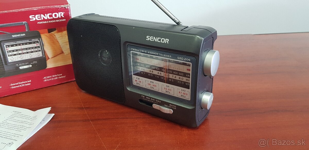 SENCOR rádio "tranzistorové" - 2