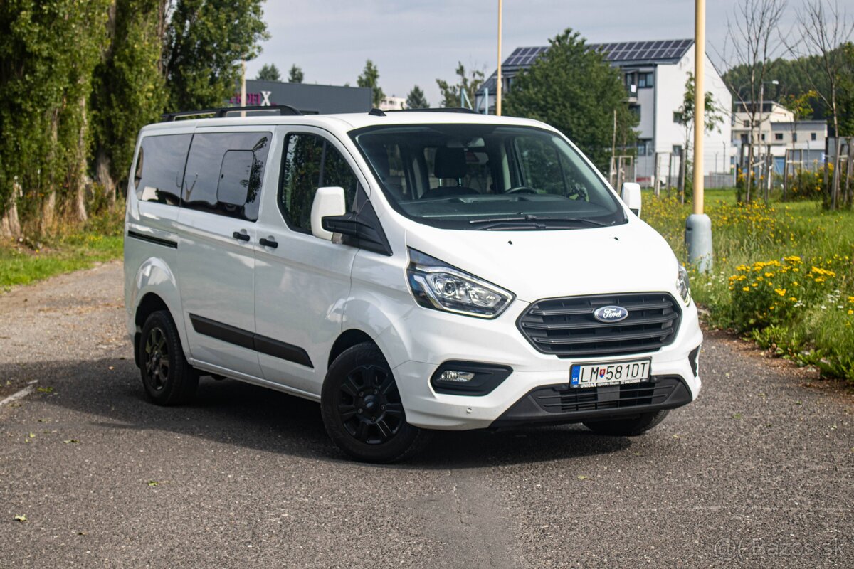 Ford Transit Custom 79kW M6, 9miest, 1. majiteľ, Nelakované - 2