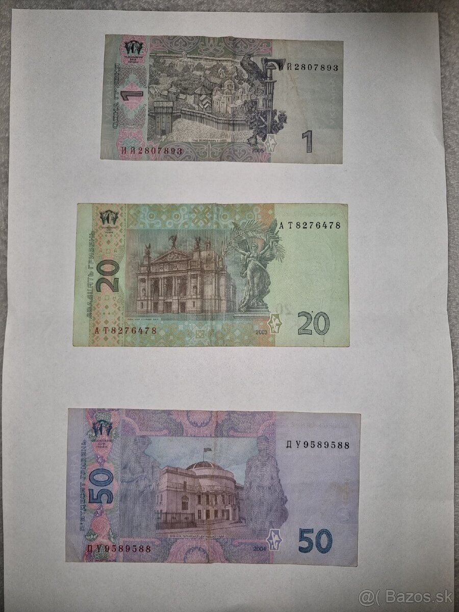 UKRAJINSKÉ HRIVNY - 2