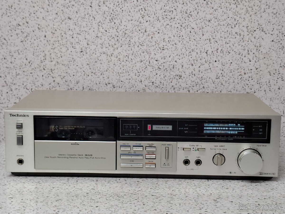 TECHNICS M226 》 STEREO CASSETE DECK 》DOLBY B C - 2