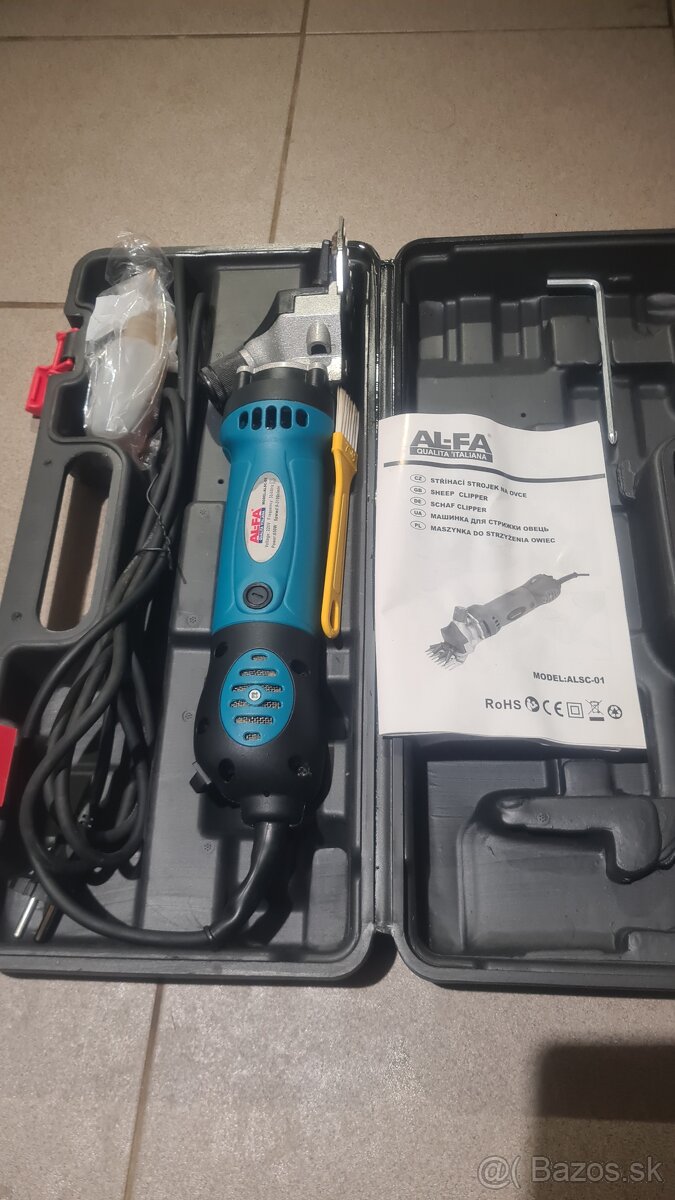 Predám elektrický strojček na strihanie oviec 600W - 2