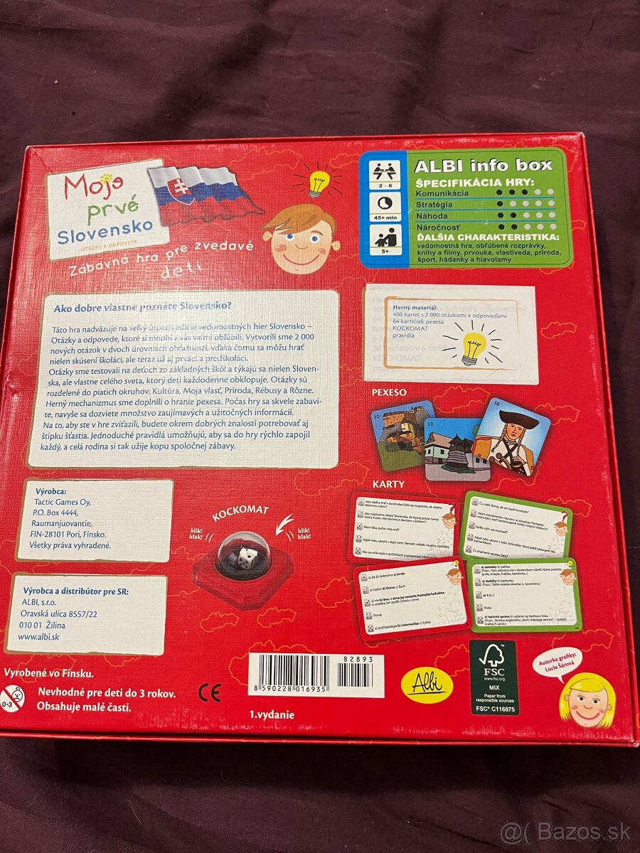 Moje prvé Slovensko – spoločenská hra - 2
