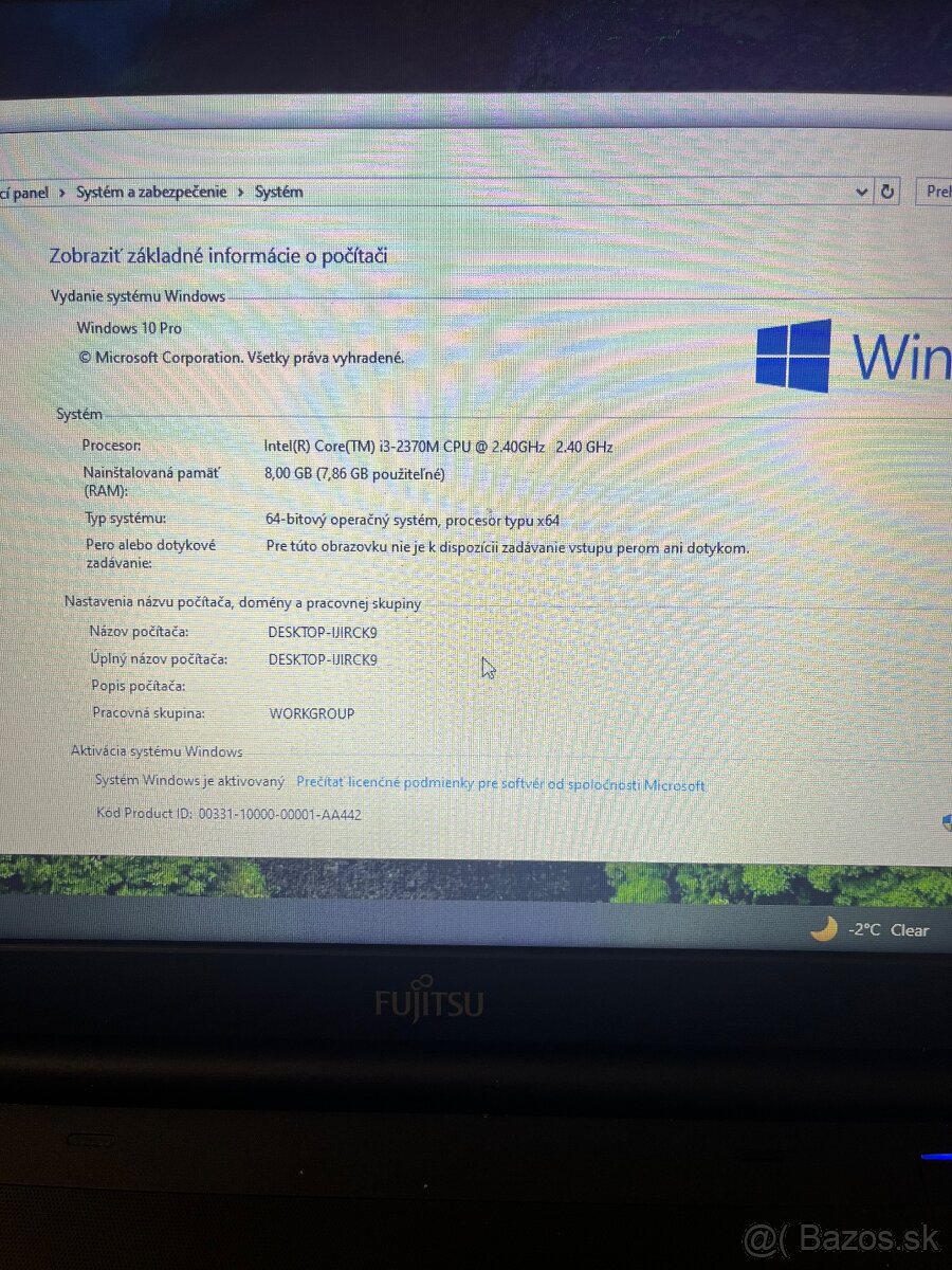 Predám Fujitsu A532 - 2