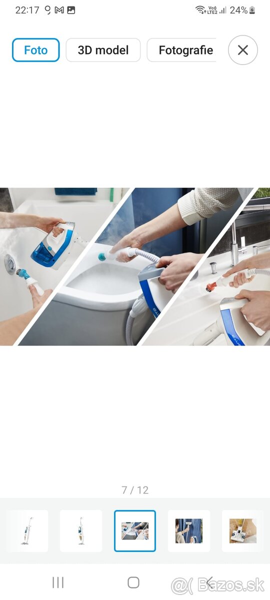 Tycovy vysavac s parnym mopom 3v1 - 2