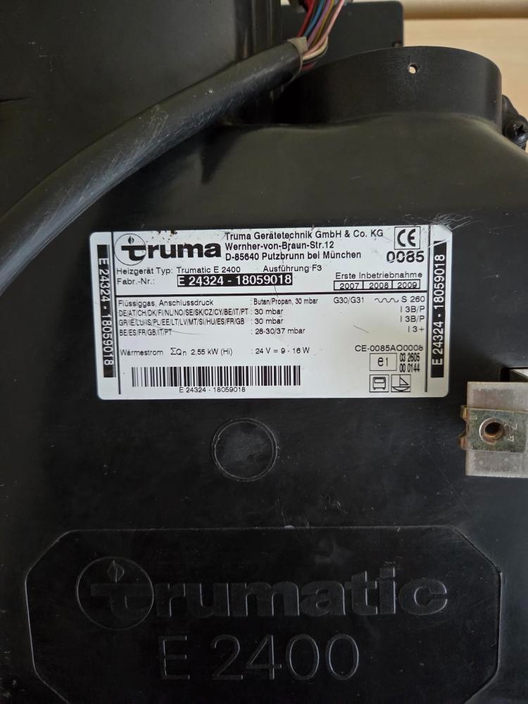 Nezávislé plynové topení Trumatic E 2400 - 2