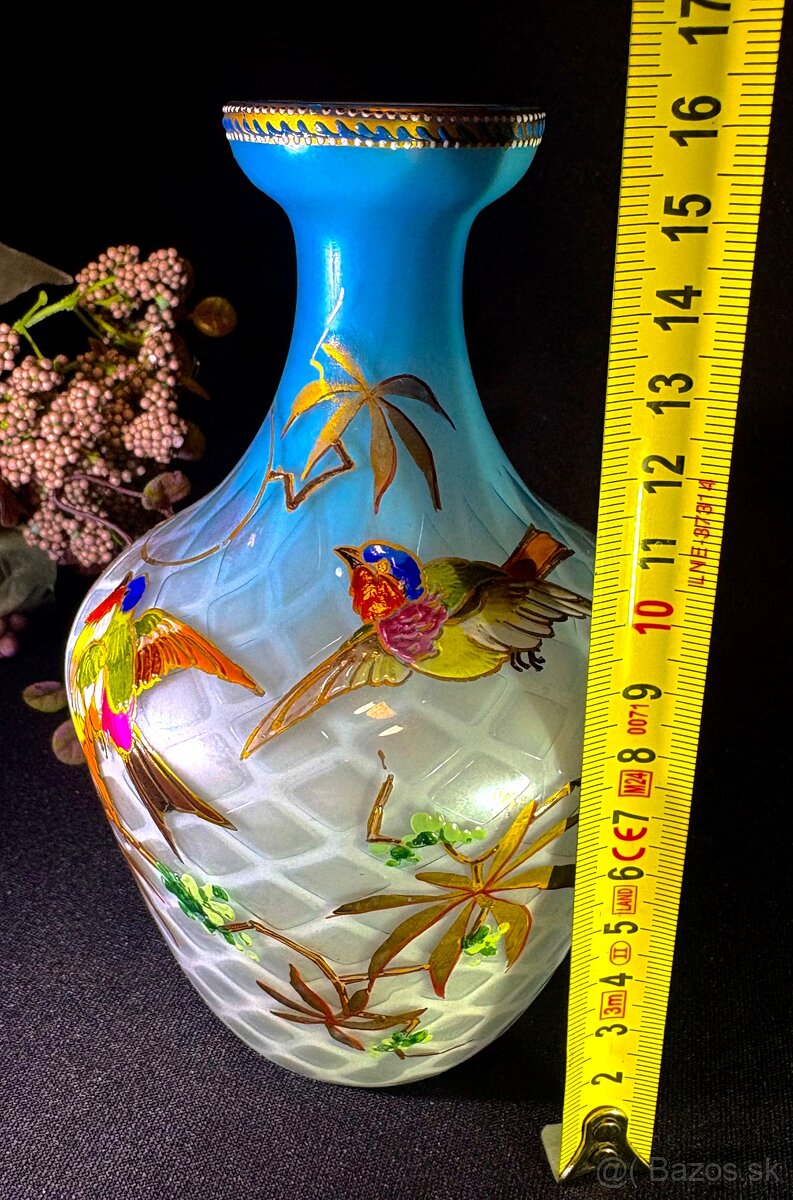 Starozitne sklenené vazy v top stave - 2