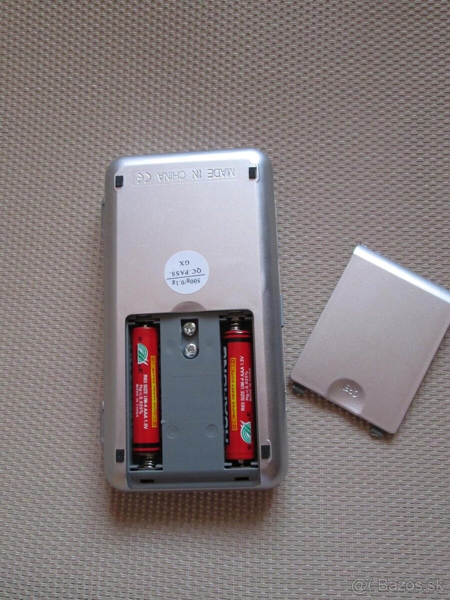 vreckova digitálna váha - 2