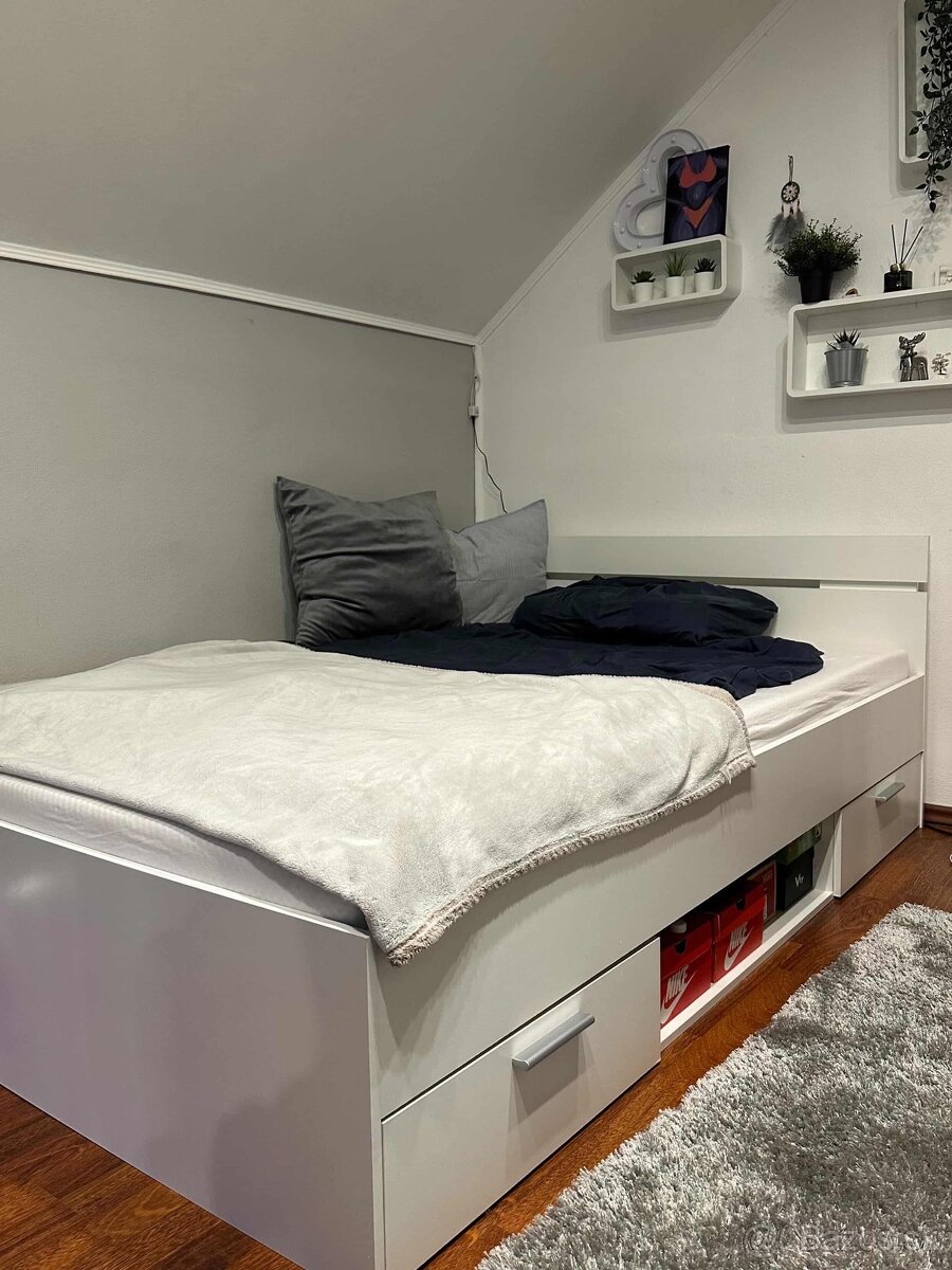 Posteľ s úložným priestorom + rošt - 2