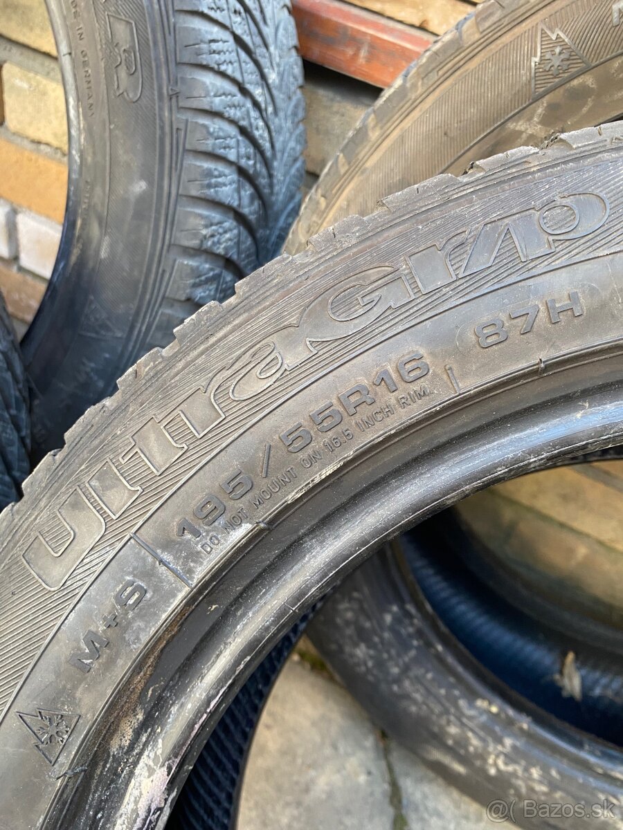 Zimné Pneumatiky Goodyear 195/55 R16 - 2