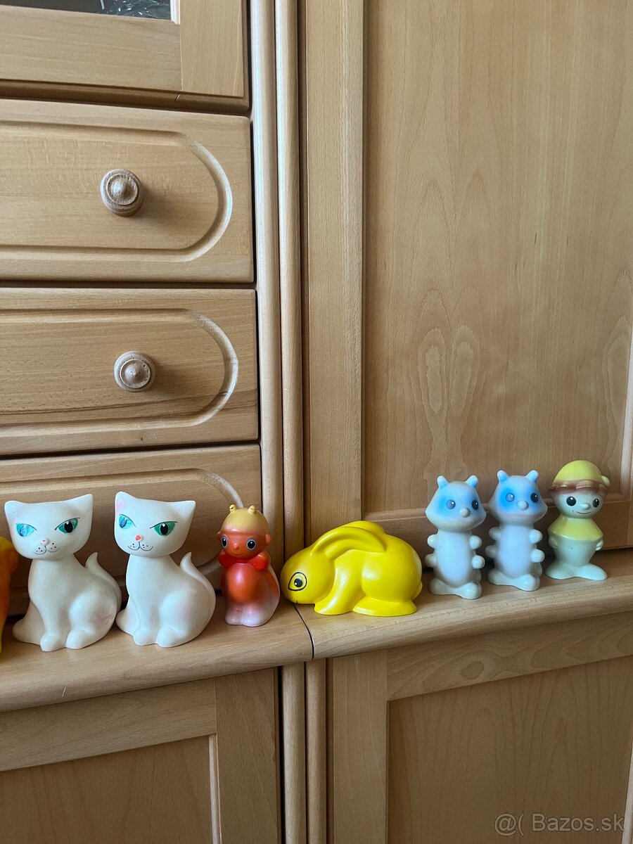 Retro pískacie gumené hračky - 2