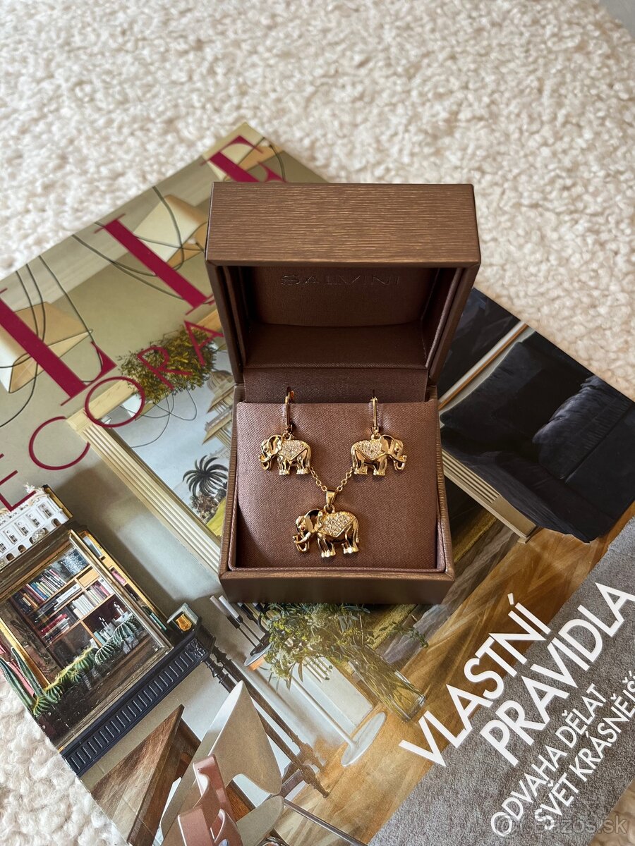 Náušnice + retiazka s príveskom - 2