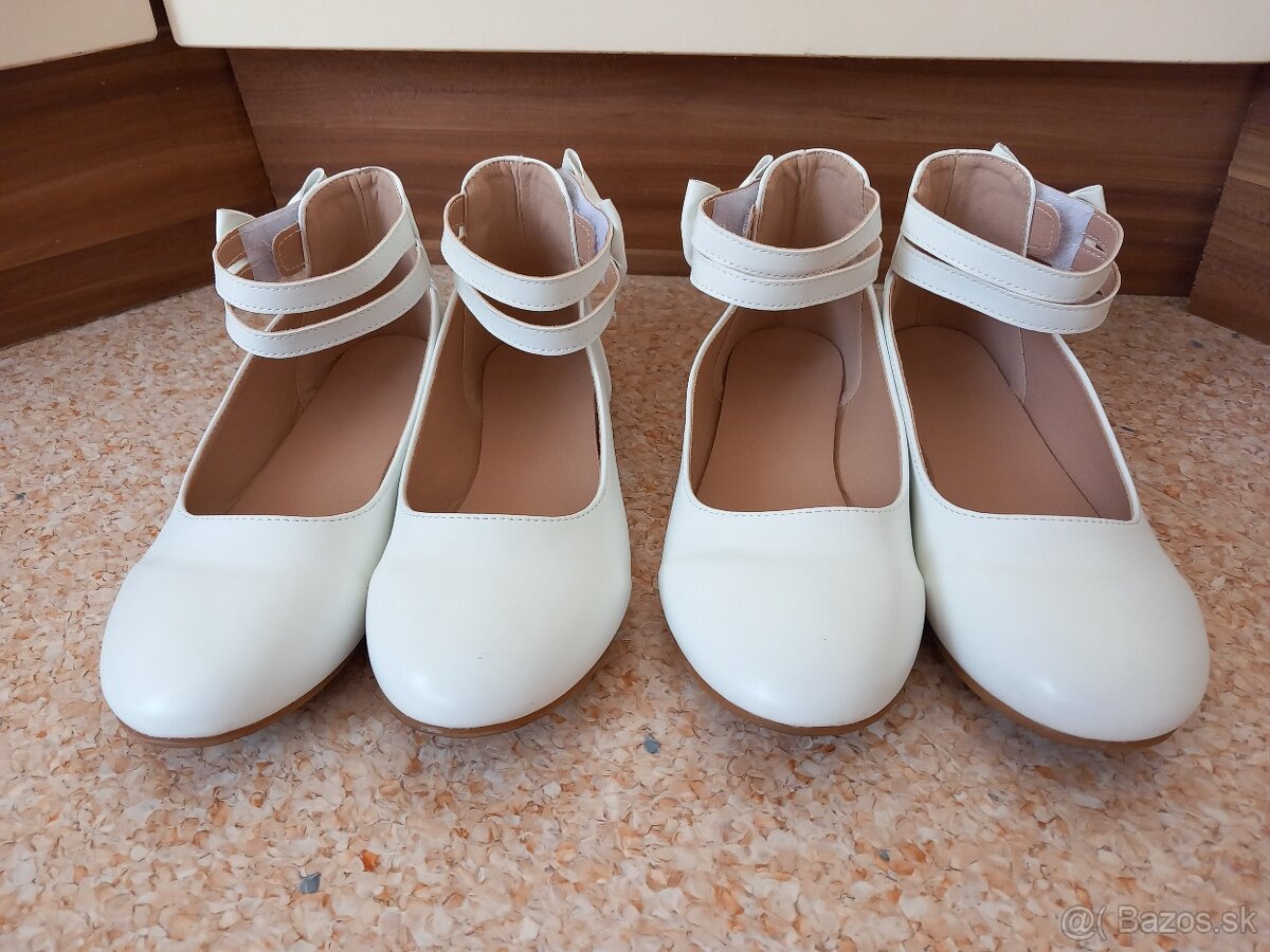 Topánky na svadbu, 1.sv.prijimanie vn.dl. 23 cm - 2