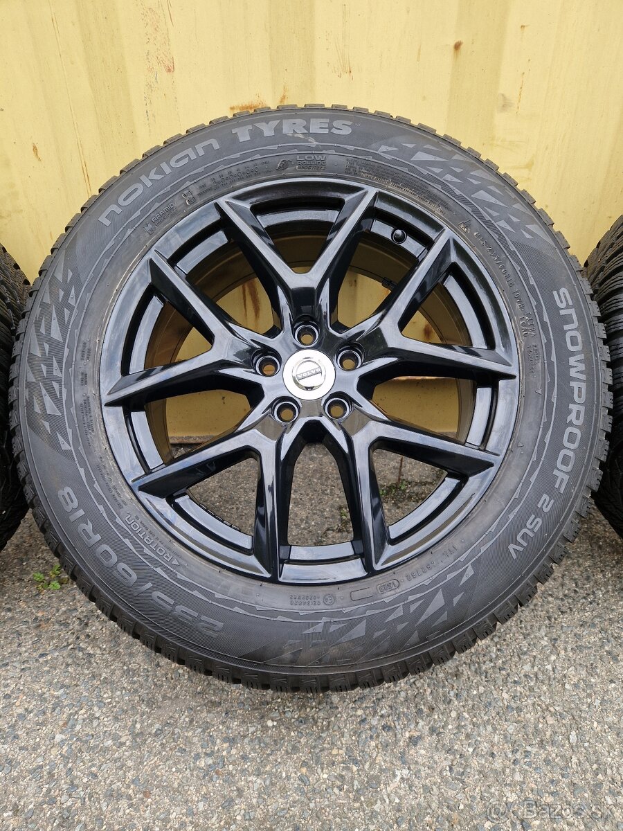 5x108 r18 kolesa disky volvo XC60 xc60 alu čierne 235 60 18 - 2