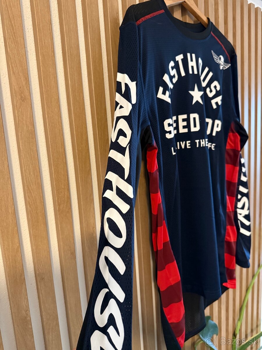 Dres Fasthouse, Originals Air Cooled Jersey - Navy/Black - 2