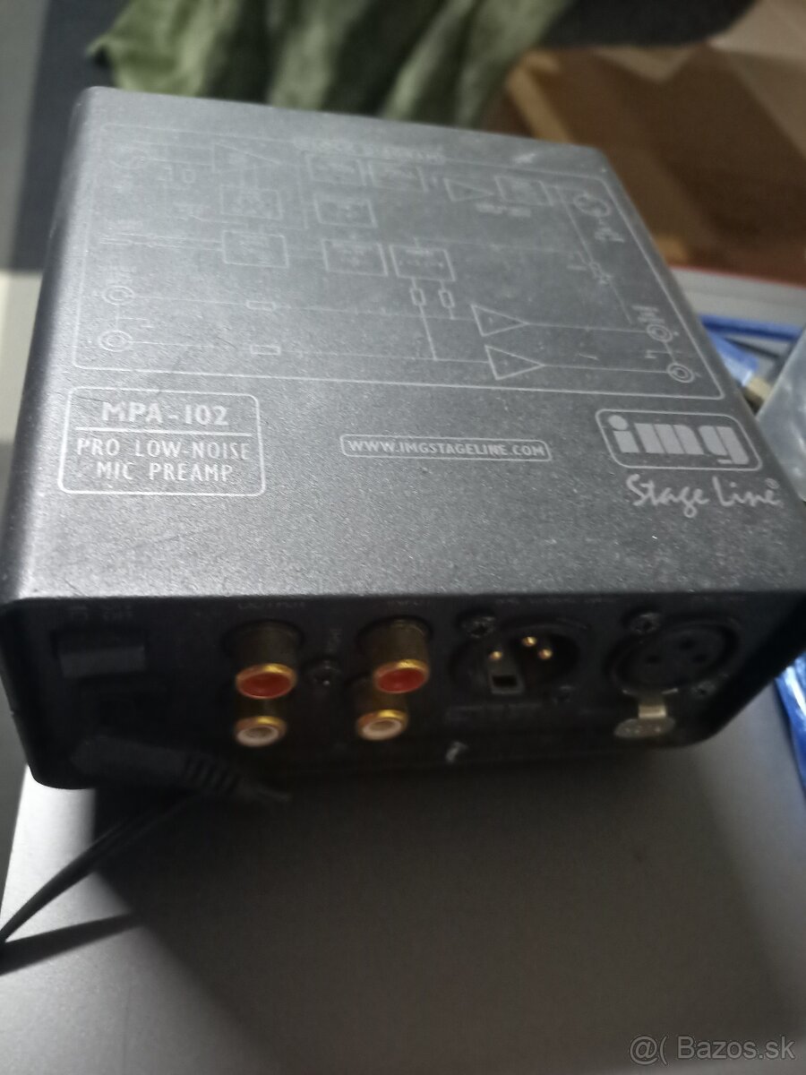 Monacor mikrofónovy preamp MPA-102 - 2