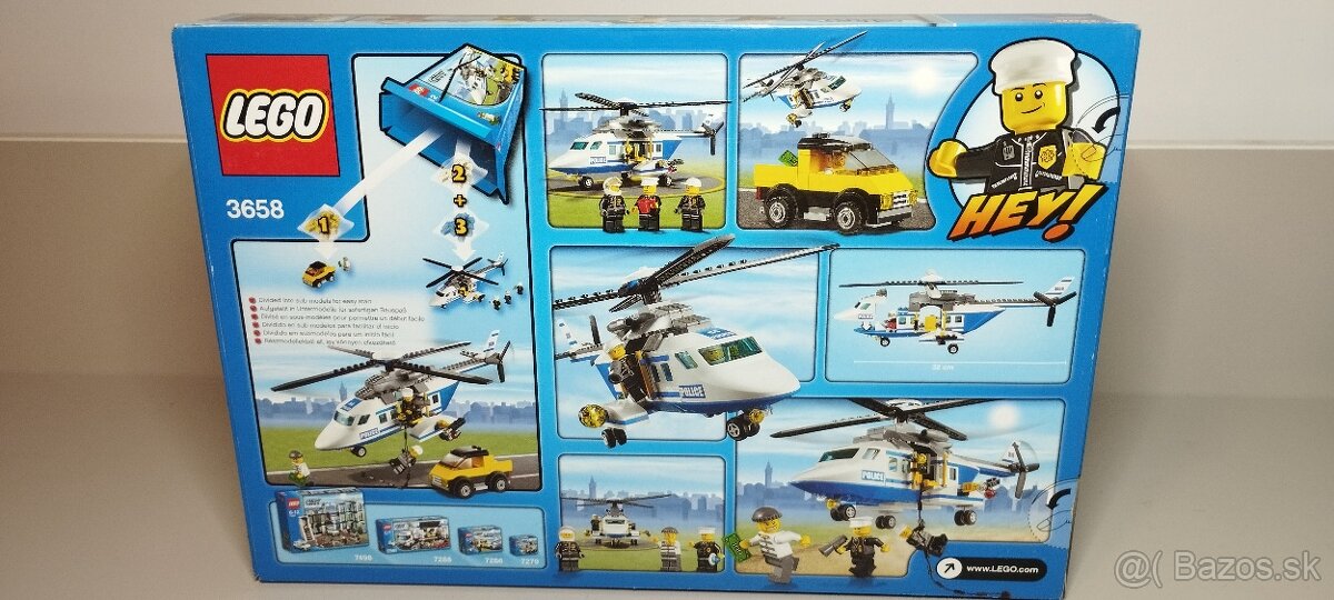 Lego 3658 policajný vrtuľník nerozbalený - 2