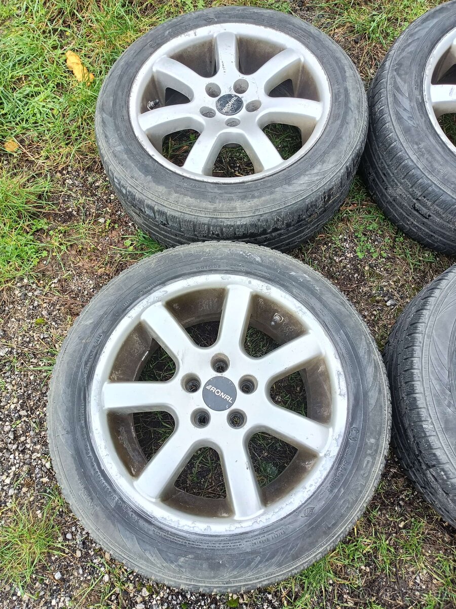 ❄️zimné 4ks alu disky orig. Ronal 5x112 R17 225/55 r17 - 2