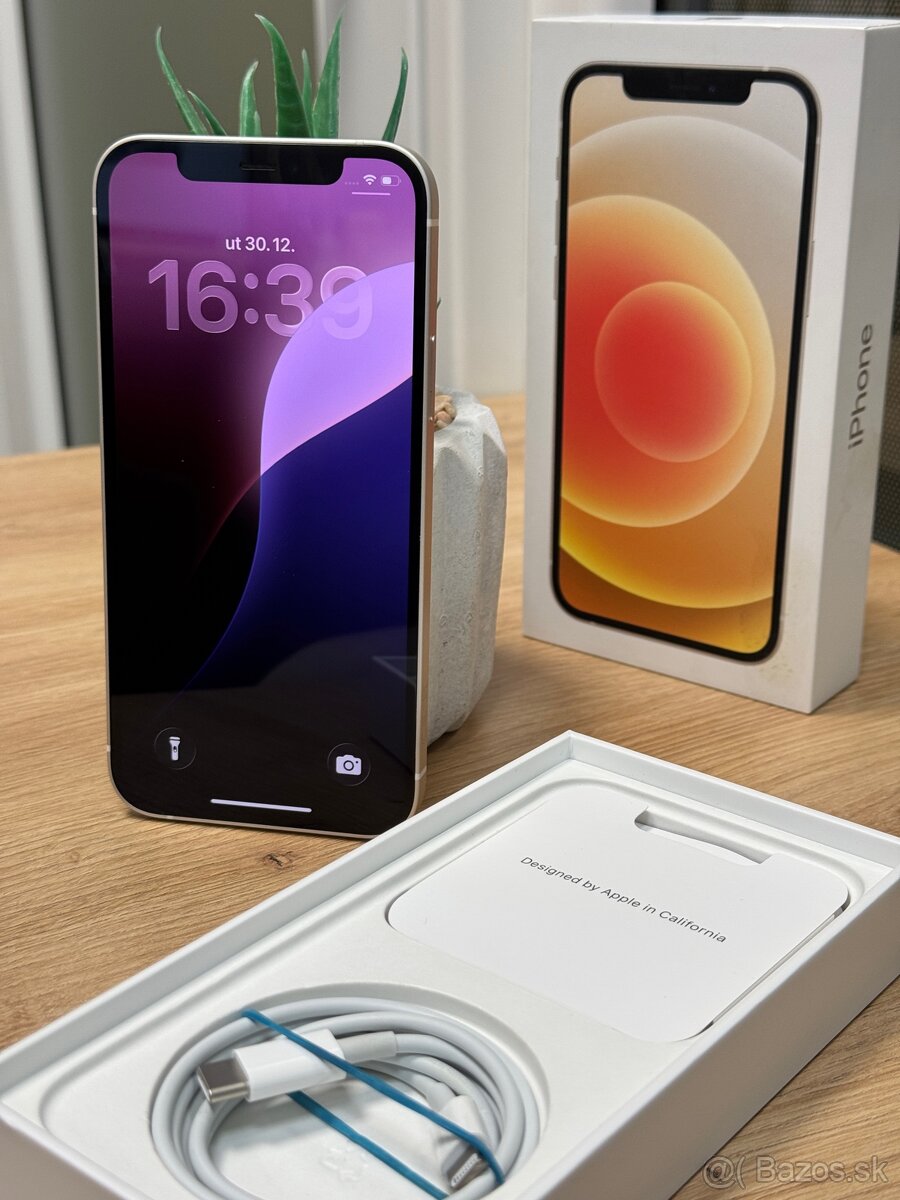 Apple iPhone 12 128GB - ZÁRUKA / NOVÁ BATÉRIA - 2