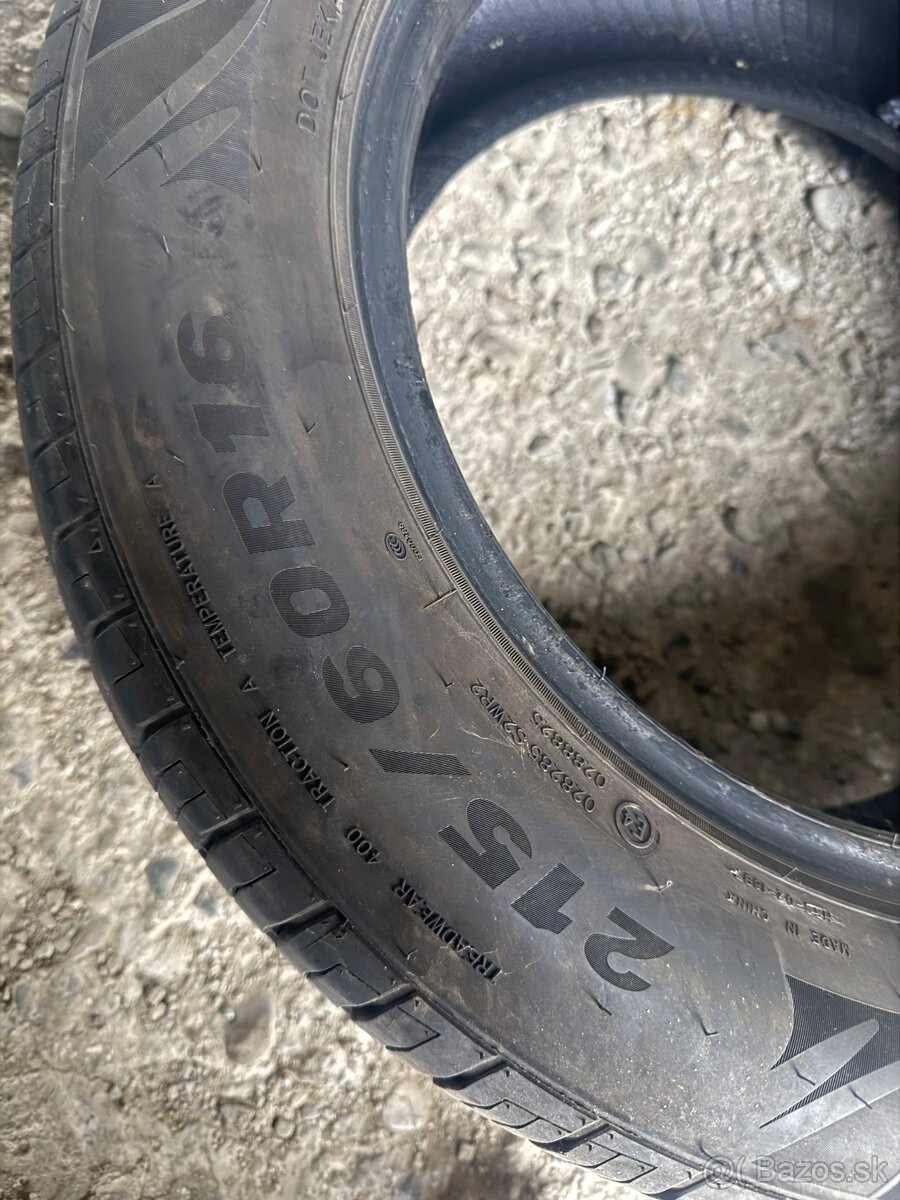 Pneumatiky letné 215/60R16 8mm - 2