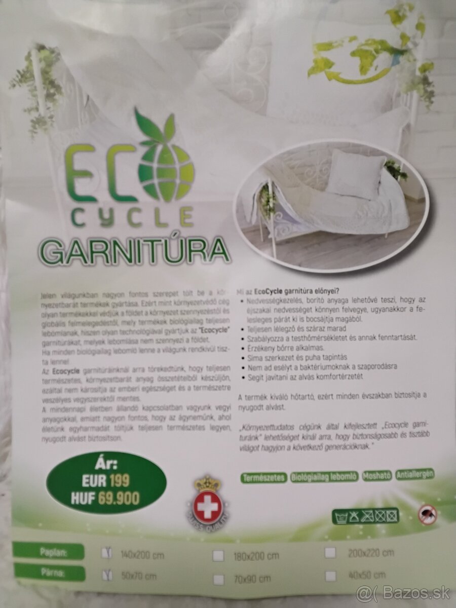 Paplón a dva vankúše Eco - Cycle - 2