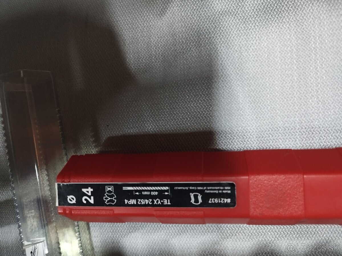 SDS Max HILTI vrtáky do betonu. 24 - 2