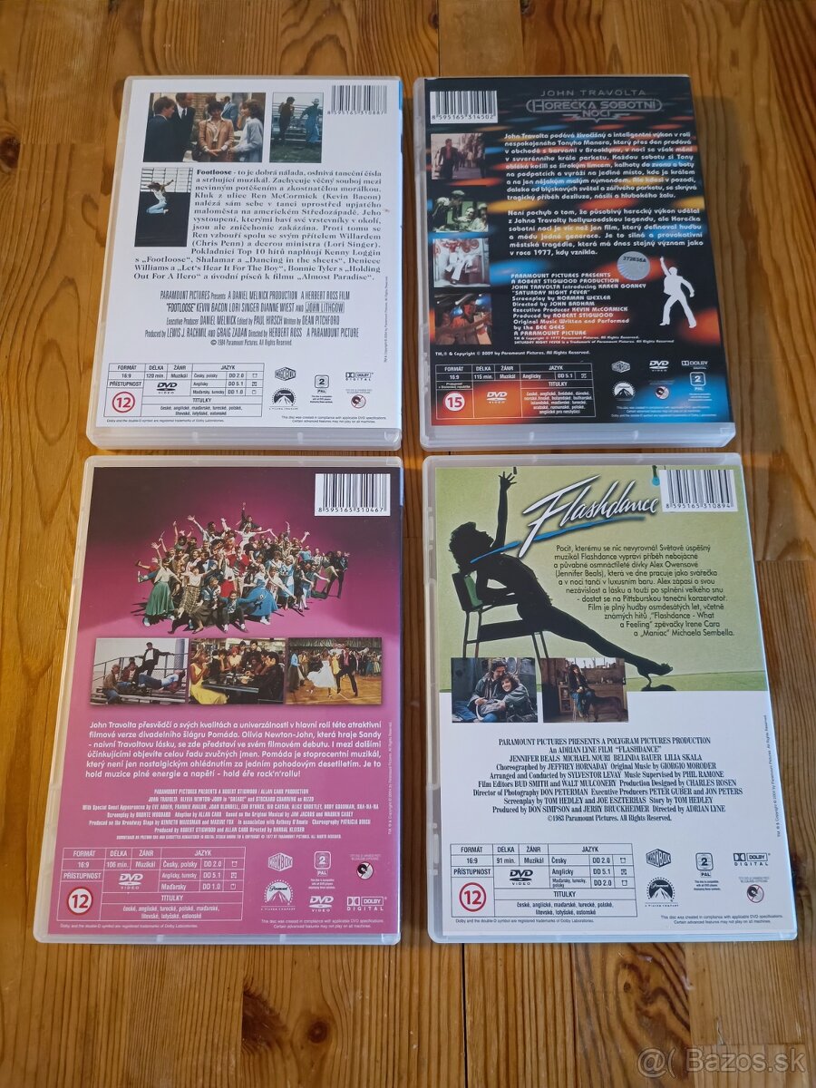 Kolekcia DVD - tanečné filmy - 2
