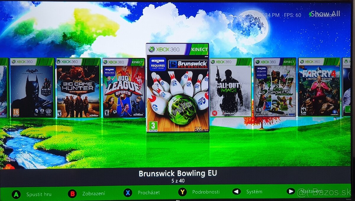 XBOX 360 RGH + kinect a 1 ovládačXBOX 360 RGH + kinect - 2