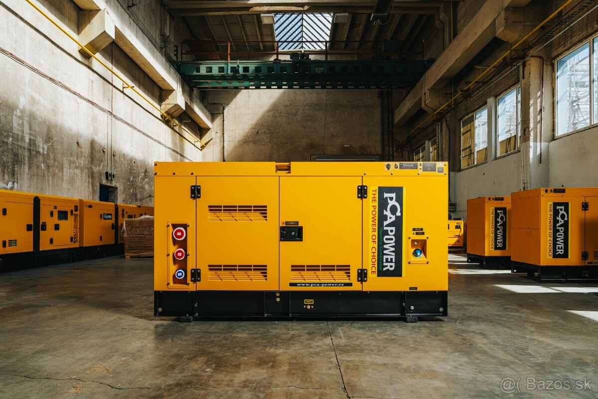 Naftová elektrocentrála PDE-44 kVA s ATS. - 2