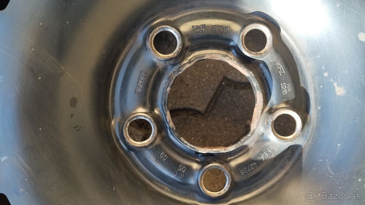 Sada diskov 5x100 zimne pneu.165/70R 14 81T SKODA VW - 2