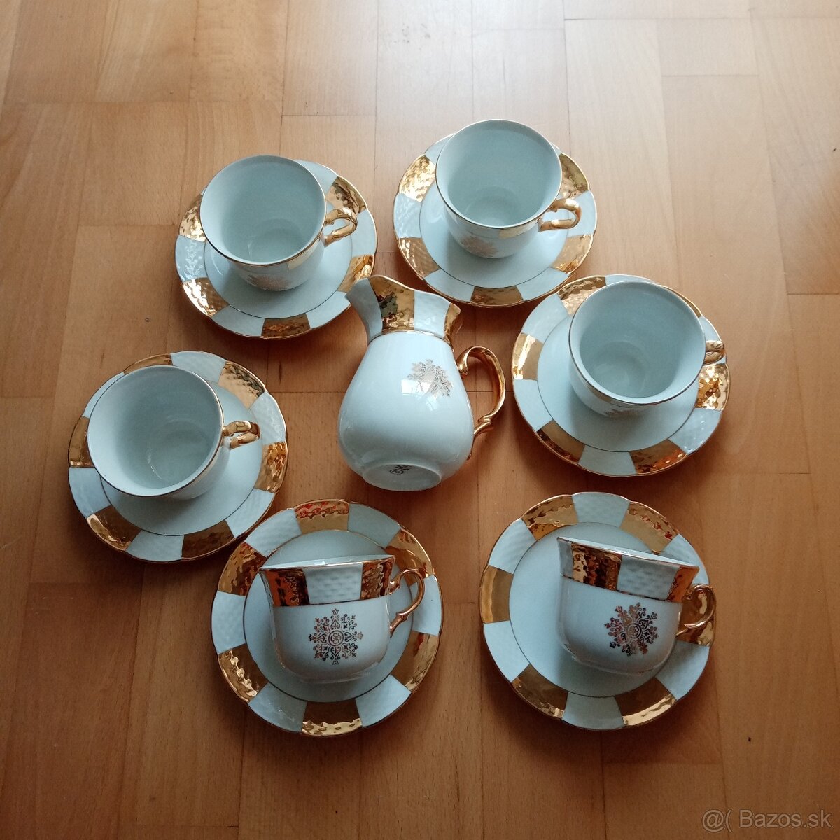 šálky s podšálkami a mliečnikThun Natalie - 2