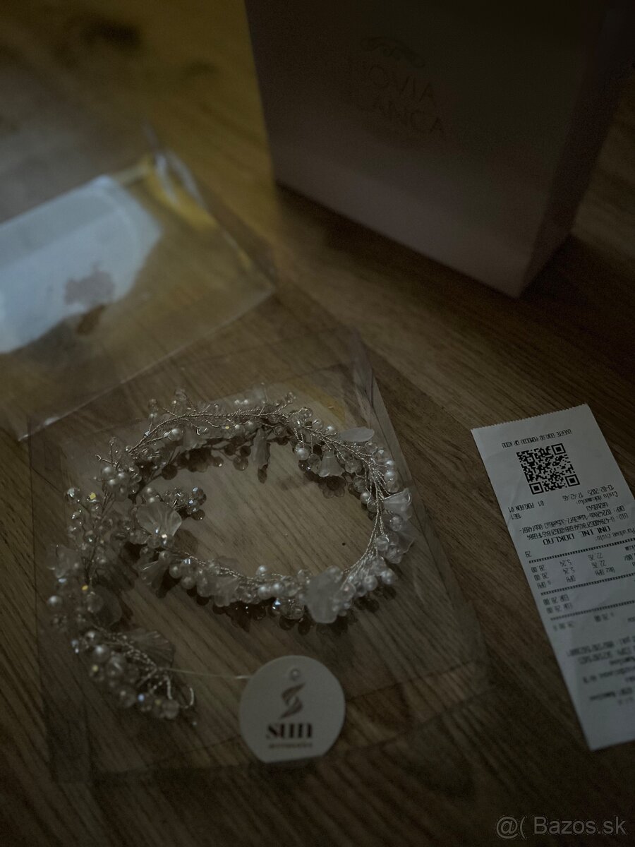 Svadba, svadobná korunka, svadobná čelenka - 2