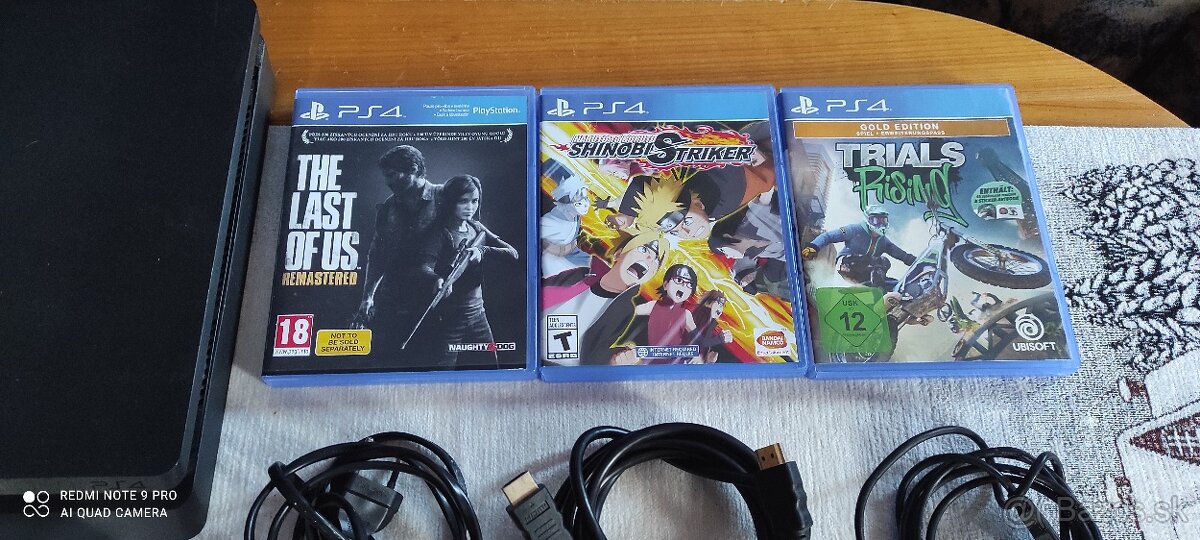 Ps4 slim 500gb+hry - 2