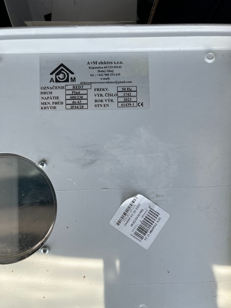 elektromerový rozvádzač - 2