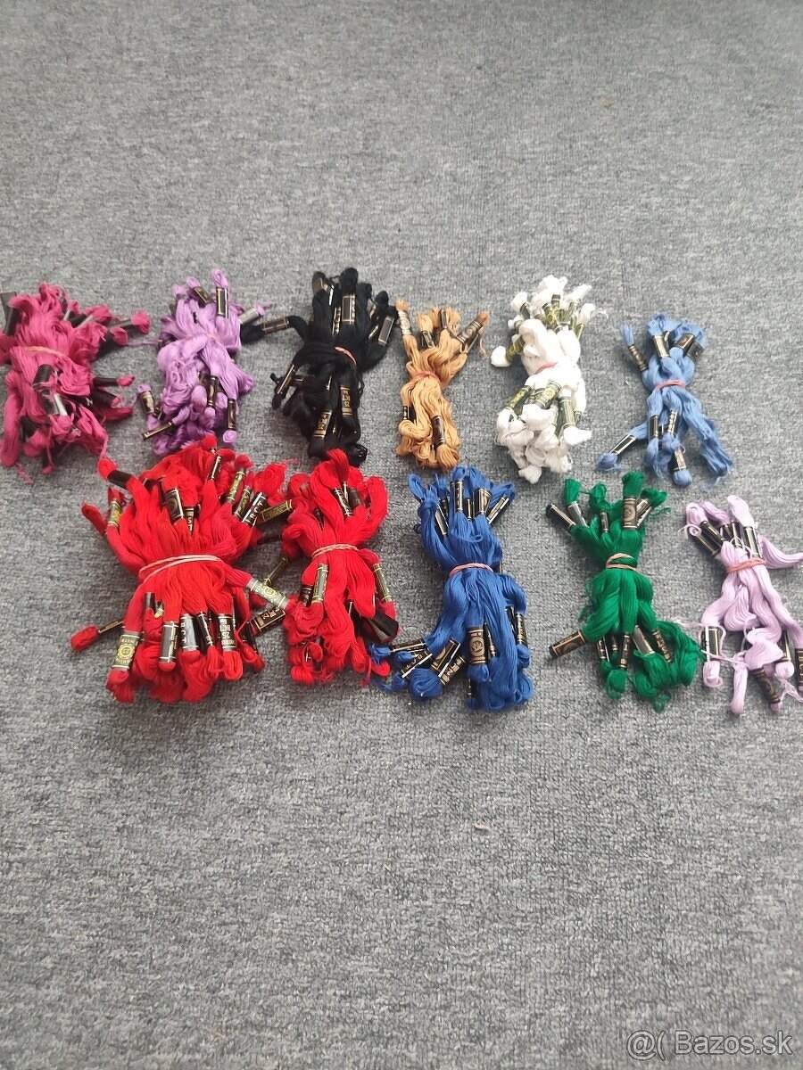 bavlnky na vyšívanie - 2