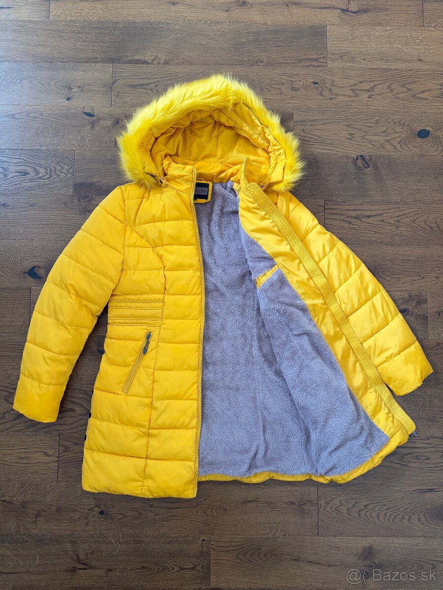 Na predaj Žltá dámska bunda v super stave - 2