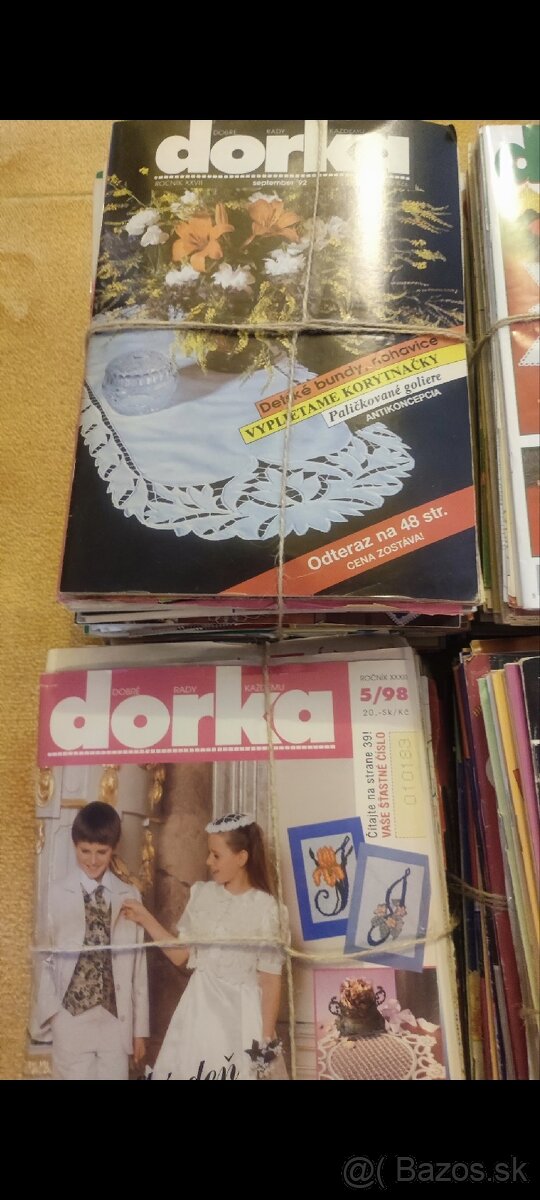 Časopisy o móde, ručných prácach ... - 2