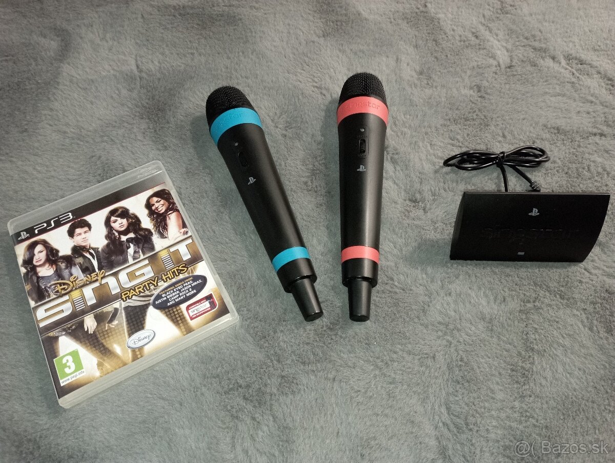 SINGSTAR karaoke bezdrôtové mikrofóny PS3 - 2