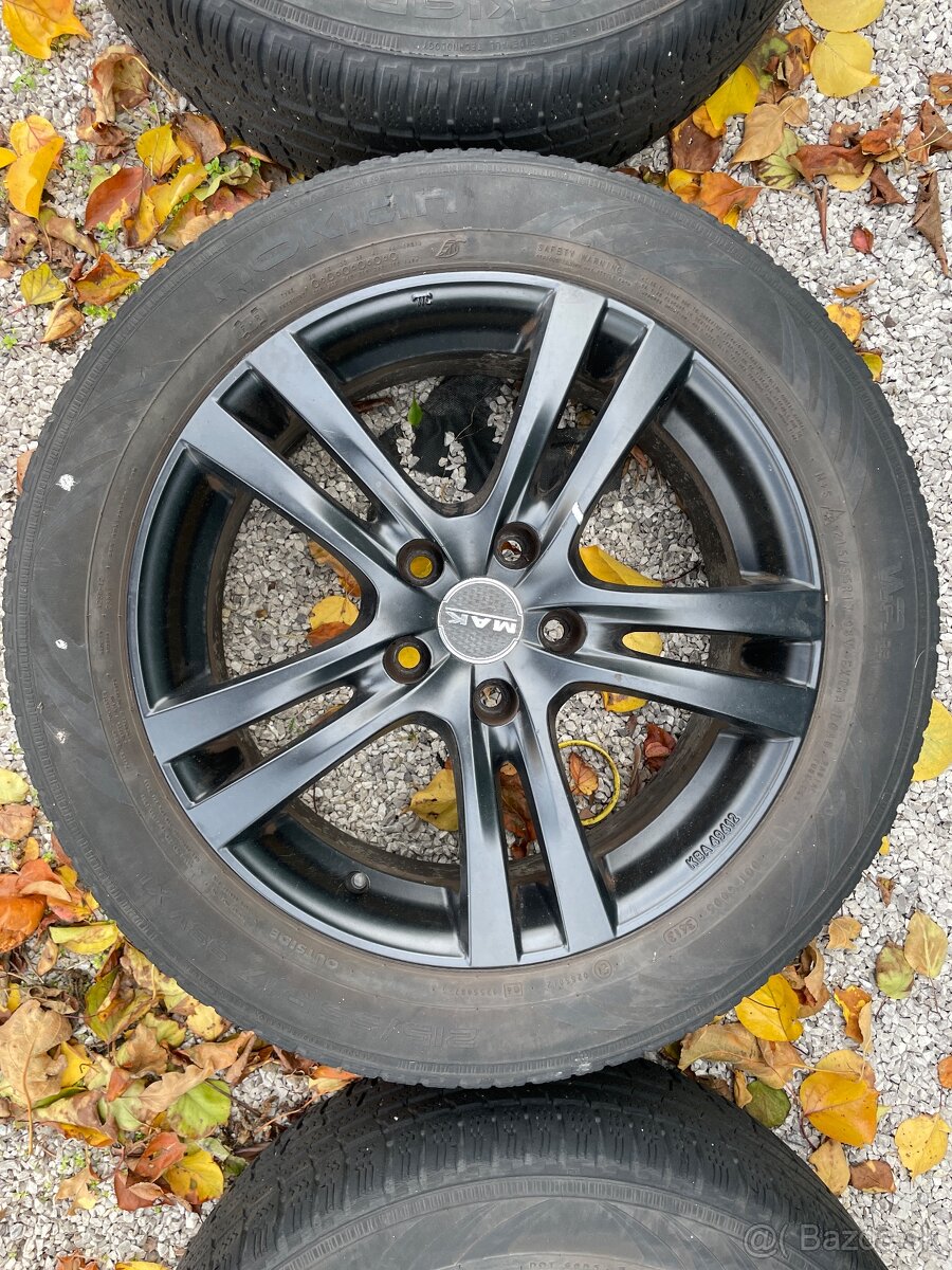 5x114,3 R17 + zimne 215/55 R17 98V XL - 2