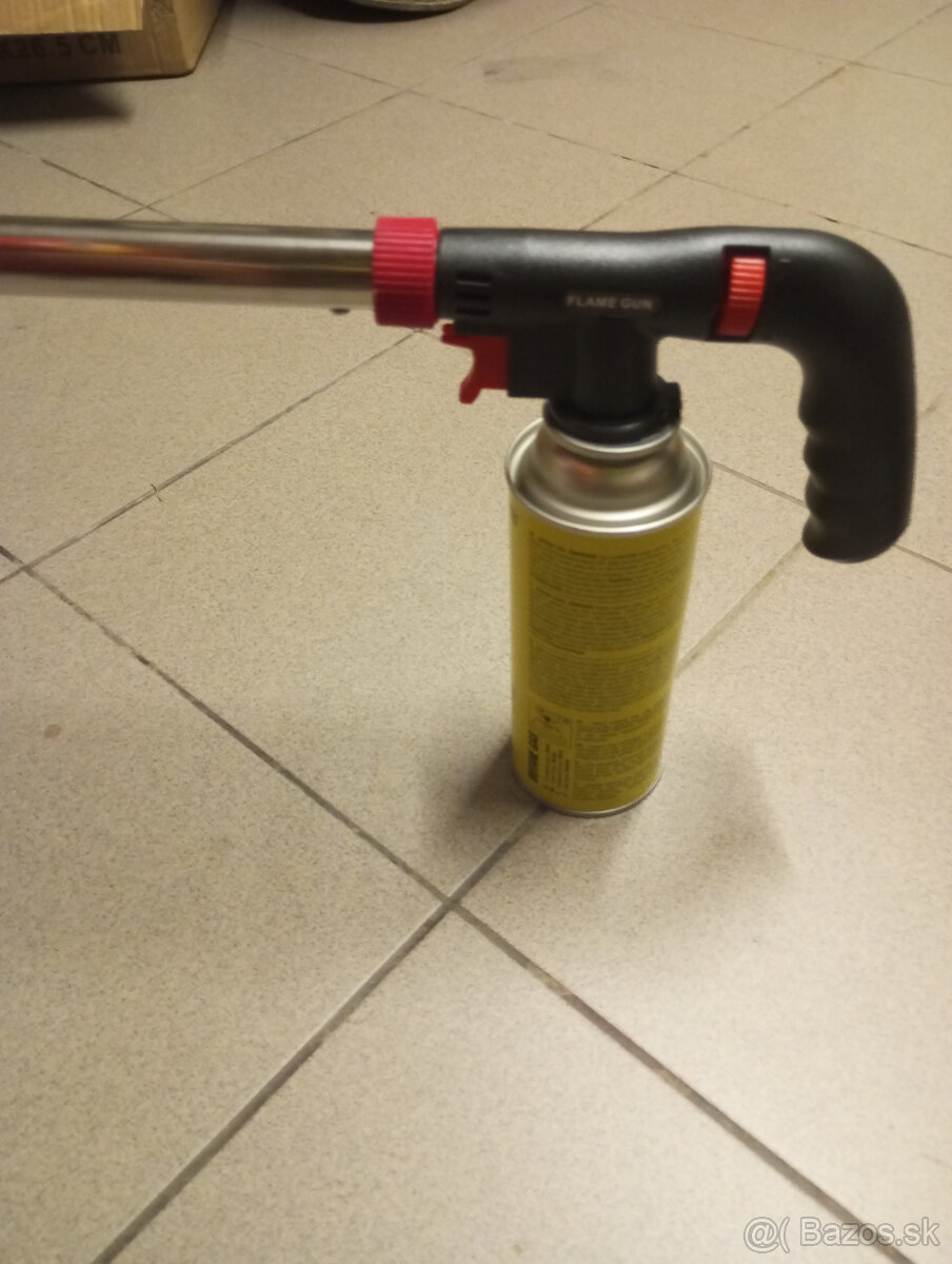 Piezoelektrický plynový horák na butánové kartuše +5kartuší- - 2