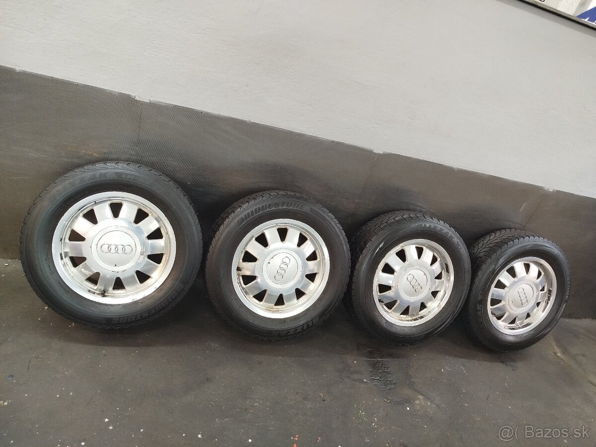 5x112 R15 originál Audi kované elektróny pneu 195/65 r15 5mm - 2