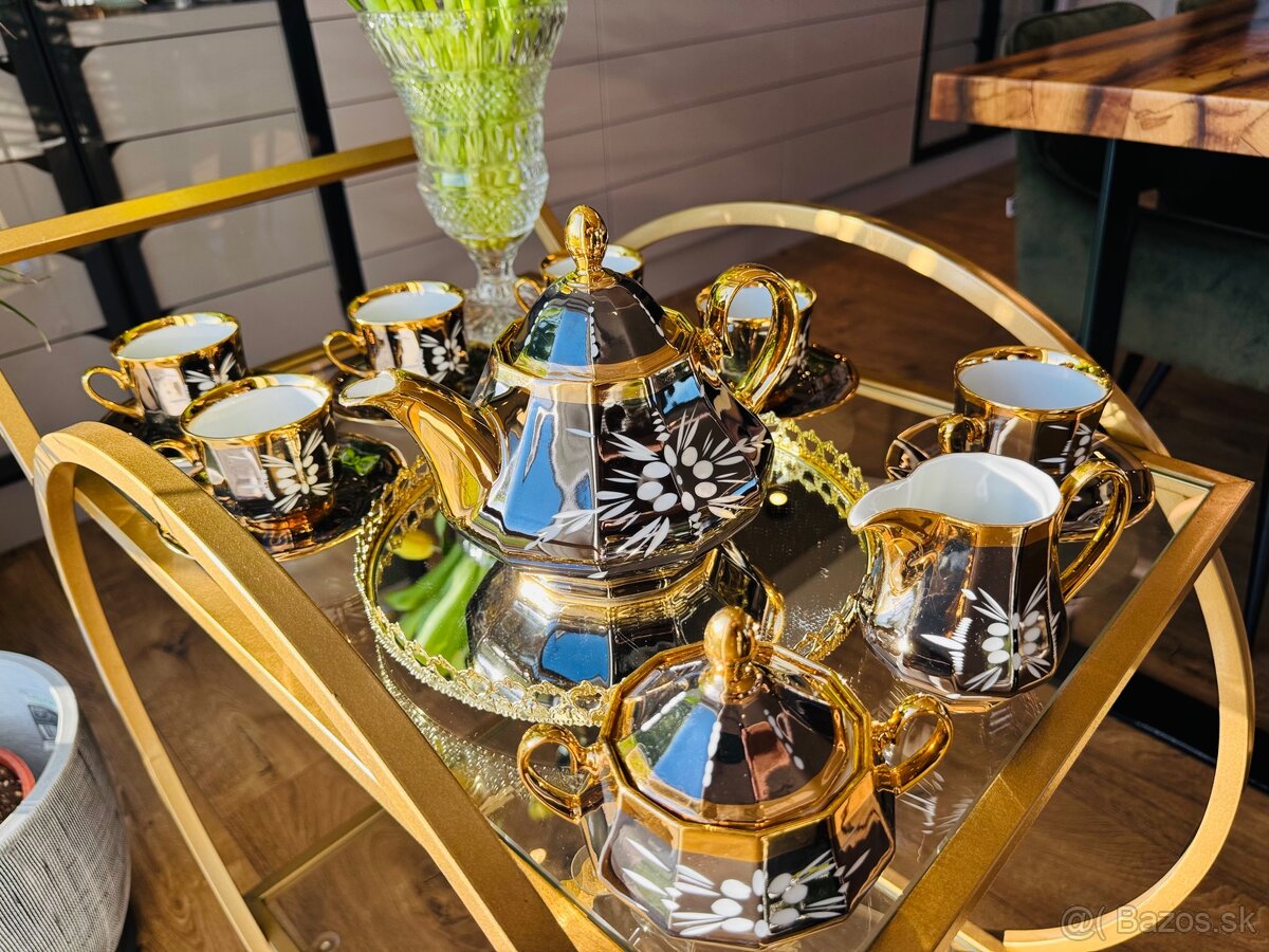 ArtDeco porcelánová súprava Valaská Belá Krištáľ - 2