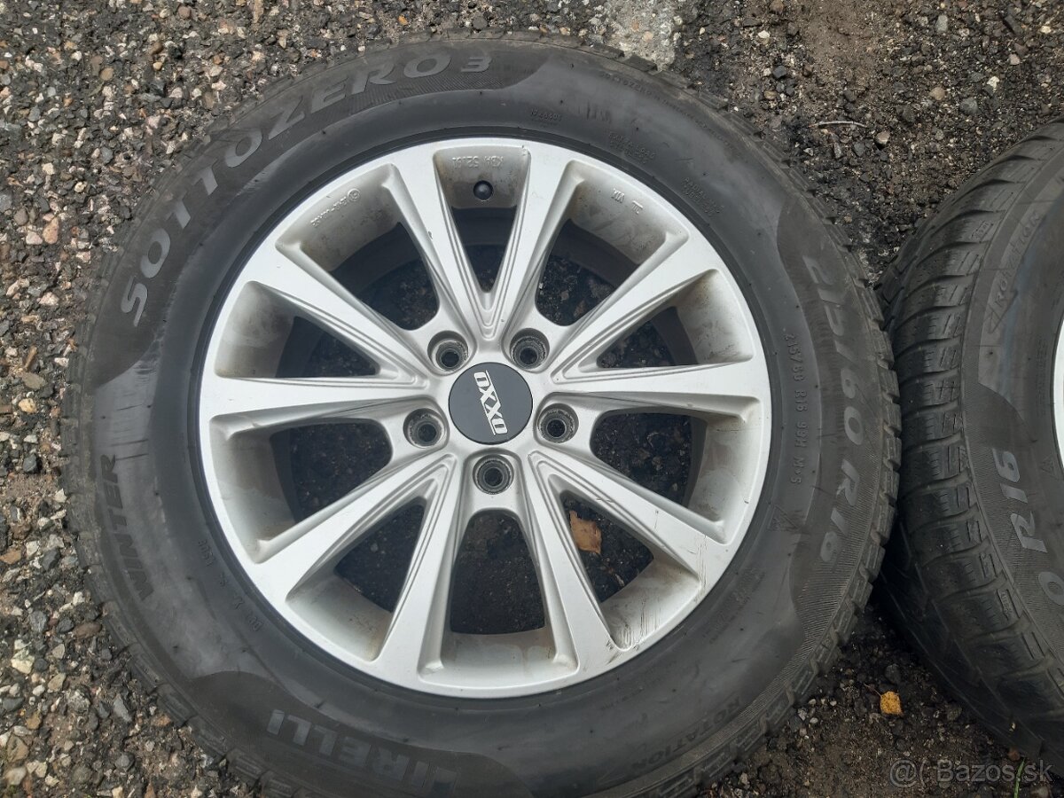 ALU DISKY 5x112 r16 obuté zimne pneu - 2