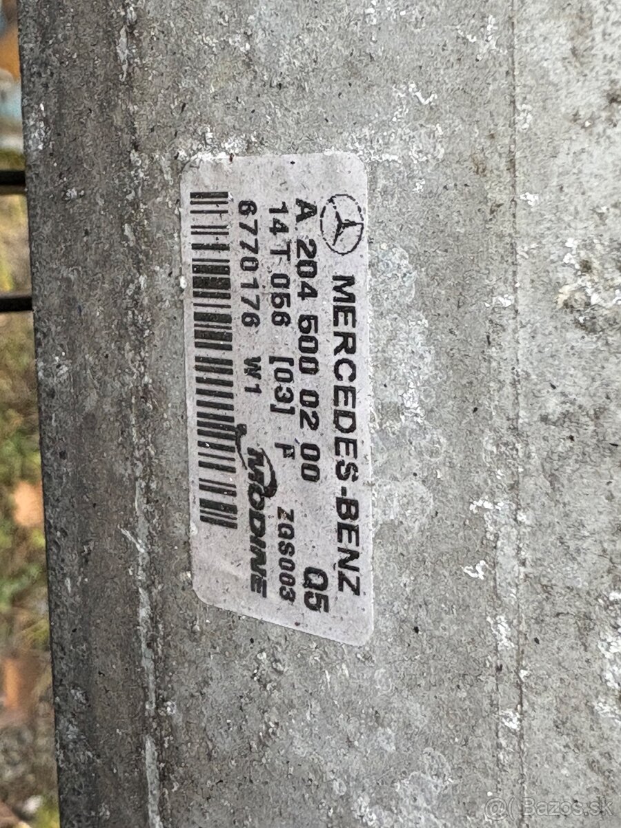 W204 intercooler - 2