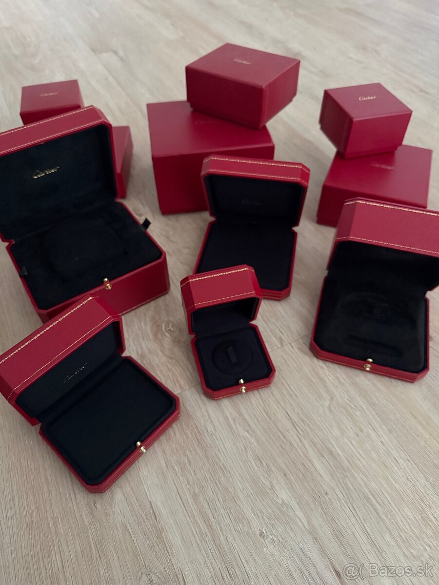 Cartier krabice a tašky - 2
