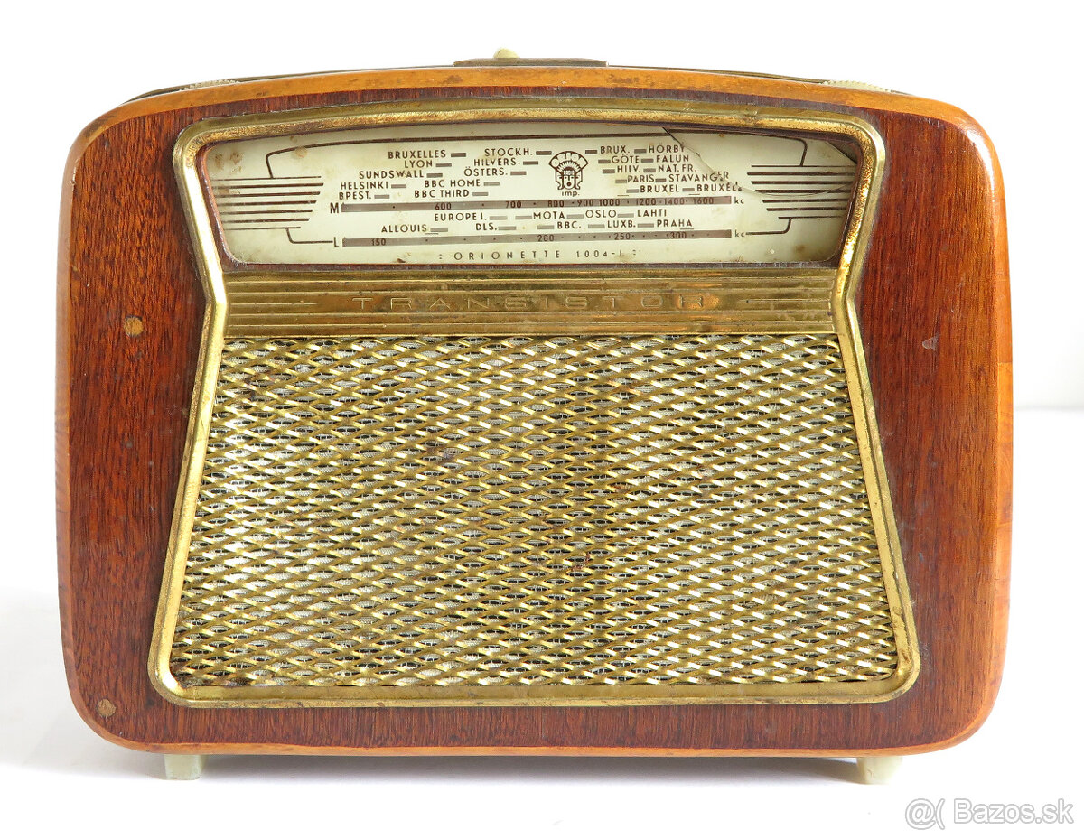 Tranzistorové kabelkové rádio ORIONETTE starožitné retro - 2
