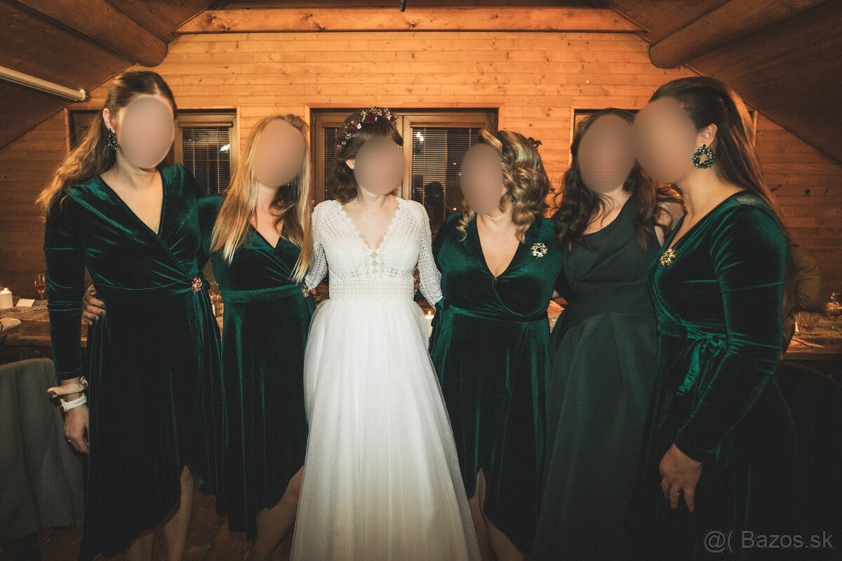 Svadobné šaty čipka a tyl - 2