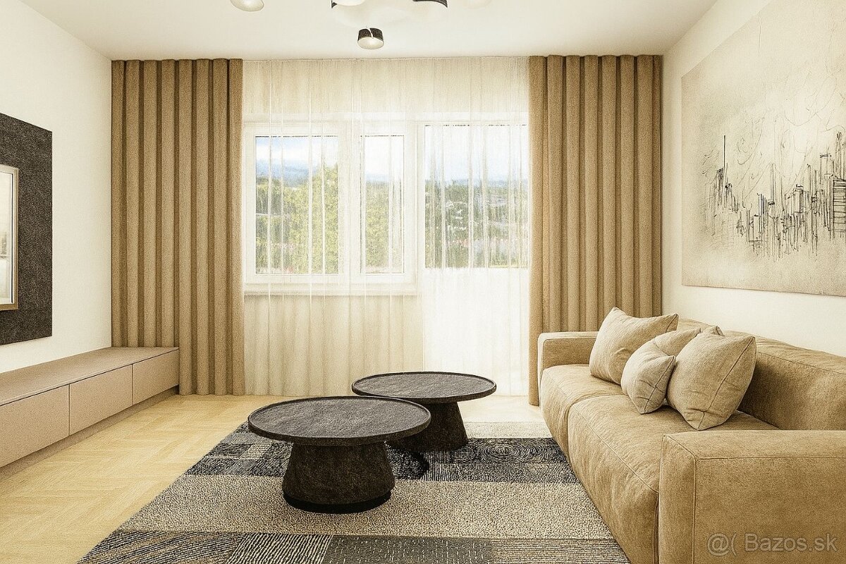 Na predaj zariadený 2+1 izbový byt, Sihoť - Armádna, Trenčín - 2