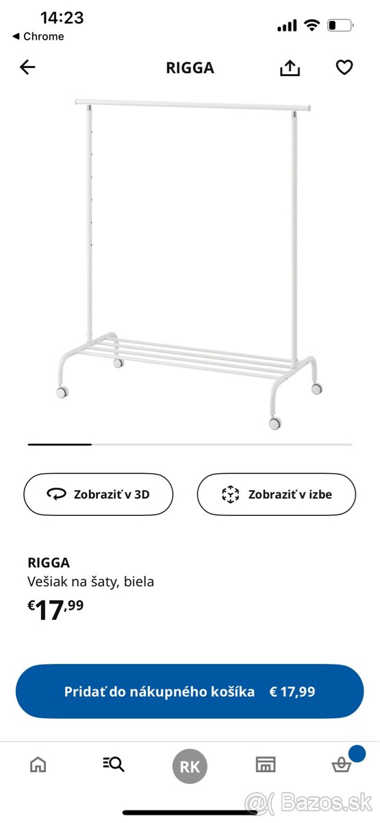 Vešiak na šaty IKEA - 2